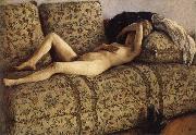 The female nude on the sofa